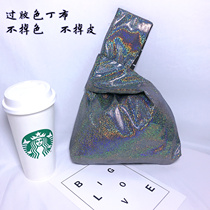 Original Man Fish Ji Magic Color Bag kit Knot Cloth Bag Wrist Bag for Walking Mobile Phone Key Zero Wallet Hand Handle