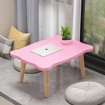 Tatami bed Kang table on the side of the balcony small table home dining table bedroom sitting on the floor window small coffee table