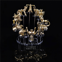  Classic reproduction of the golden Saint fighter 12 constellations holy clothes Myth statue ornaments Acrylic booth collection gifts