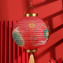 Datang Guochao Ancient Wind Source Factory Chinese Style Paper Lantern Festival Portable Lantern Festival Scenic Area Lantern