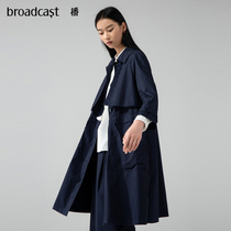 Shopping mall's same cotton long windbreaker spring new Korean version casual loose coat female bdm1fd452