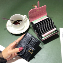 Card Packs Womens Refined High-end Driving License Genuine Leather Small Ultra Slim 2022 New Multi-Position Niche Design