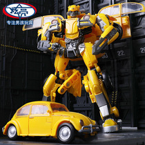 Deformation toy King Kong 3 Bumblebee movie original 5 alloy car robot model 4 boy 6-9 years old soldier