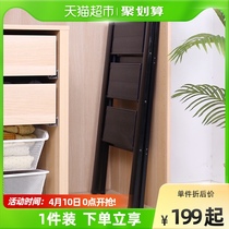 Kentai Home Multifunction Folding Ladder Thickened Aluminum Alloy Herringbone Ladder Flower Stand Three-step Staircase Portable Small Ladder Stool