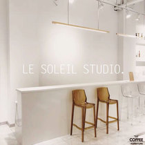 Net red ins transparent bar chair Nordic modern simple cafe bar stool milk tea shop bar chair dessert shop