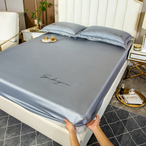 Summer ice silk mat three piece set 1.8m fitted sheet washable folding soft mat 2.0m summer sheet 1.5