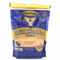 Cheddar cheese imported from the U.S. He's farm light Cheddar cheese shredded cheese 227g