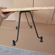 Old blacksmith DIY wrought iron stool leg bench bench chair foot solid coffee table table leg desk support tripod custom