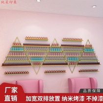 Nordic nail shop put armor table wall shelf cabinet nail polish display rack