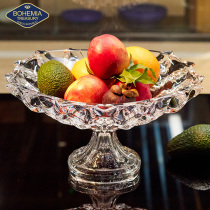 BOHEMIA Czech Imports Crystal Glass Fruit Pan Creative Home Modern Living Room Nordic Minima Fruit Pan