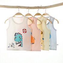 New childrens vest cotton summer thin cartoon vest boy vest girl camisole vest Korean version