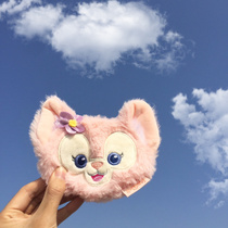 Cute Teenage Girl Hearts Cubs Friends Pink Fox Zero Wallet Cartoon Bag Pendant Plush Coin Bag Headphone Bag