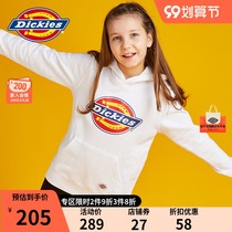 Dickies childrens clothing men and women Middle and big children loose classic print hoodie cloth sweater DK008457