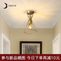 Moon shadow lighting, balcony, American small ceiling light, modern simple cloakroom, porch, corridor light, entrance hall