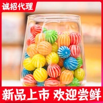 Popping pulp Watermelon Bubble Gum colorful chewing gum new Banyan 200g hollow candy 8090 nostalgic childhood snacks