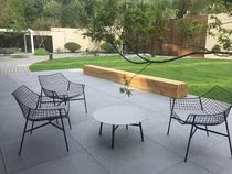 Outdoor Stainless Steel Table And Chairs Courtyard Combined Open-air Cafe Milk Tea Shop Netred Negotiate Table Chairs Group Set
