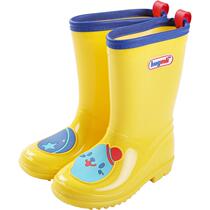 hugmii Childrens rain shoes Boys and girls baby water shoes Childrens rain boots Primary school students in the tube lightweight non-slip rubber shoes