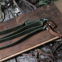 Military-industrial Gun Belt early 56 Punch Strap 81 Bar Canvas 95 Gun Battle Single Counter Camera Shoulder Strap Old Tactical Gun Strap