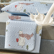 Thailand latex mat three piece ice silk mat 1.5m 1.8m bed washable machine wash folding summer