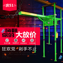 Indoor three-column straight slide rail crane Home decoration building small crane hoist Lifting feeder