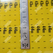 1 meter narrow steel ruler narrow stainless steel scale ruler scale batch measuring ruler custom 12x1 direct sales permanent Wan Feng