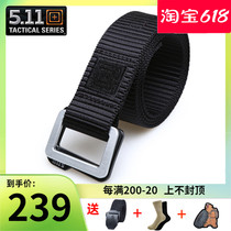 American 5 11 Tactical belt double ring buckle belt commuter tactical waist seal 59510 nylon belt 511 belt