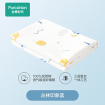All-cotton age Baby Non-disposable Urine Mat Waterproof Washable Pure Cotton Baby Children Large Number leakproof sheet