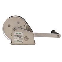 Imported 304 stainless steel hand winch bidirectional self-locking 10 m wire rope manual winch car miniature portable