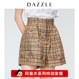 Dazzle Disu Autumn New Astro Boy Joint Series Short Casual Pants Women 2C1Q1233N