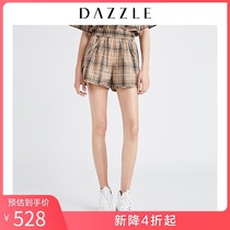 Dazzle Disu summer wear new neutral work style casual Plaid Shorts for women 2g2q1083n