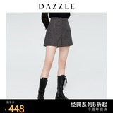 Dazzle Desu autumn dress new split decoration geometric full print casual shorts 2g3q1236t