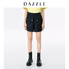 Dazzle Desu 2020 summer wear new worsted wool stripe suit casual shorts for women 2c2q1192t