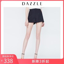Dazzle Disu summer wear new simple splicing thin trousers easy to wear casual shorts 2f2q131t