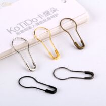 1000 box pin small gourd-shaped safety pin fixed clothes tag tag buckle paper clip clip