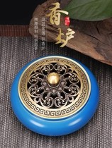 Brand pure copper incense burner pantry sandalwood stove home indoor feeding line incense insert agarwood stove incense