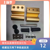 Two wings 110mm long frame fan flush flat open door 23 groove K groove bearing aluminium alloy large hinge oxidation treatment hinge