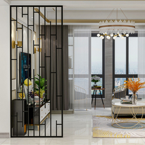 Nordic wrought iron screen entrance living room bedroom partition restaurant bar modern light luxury simple hollow decoration