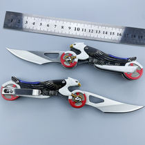 Outdoor folding knives high hardness knives mini wilderness knives cold weapons sharp box cutters fruit knives