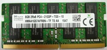  SK Hynix 8G 2RX8 PC4 2133P TG0 11 ECC SODIMM Notebook Memory Strip