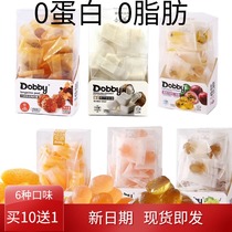 Taiwan dobby Dobby fudge q bomb Mango coconut juice burst pulp Passion fruit white peach Tangerine peel plum snack candy