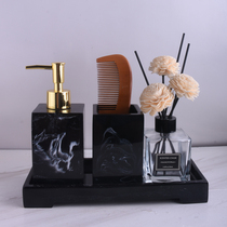 Model room bathroom cabinet ornaments sink wash set tray aromatherapy jewelry homestay apartment soft