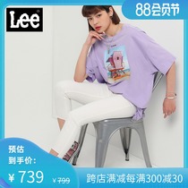 Lee shopping mall with the same paragraph 20 new products 418 version slim small feet white female cropped jeans LWN4185EY75Q