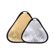 Portable 80CM gold and silver reflector photography folding soft board photography studio photo reflective equipment supplement Light