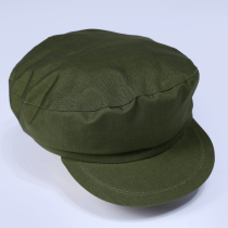 Military green training cap cap cap Liberation Red Army cap 65 style old five-pointed star hat men and women Red Guards