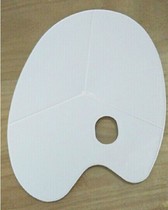 Elliptic palette three-line palette plastic palette large flat palette watercolor paint tray