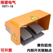 Foot switch YDT1-18 15 16 17 Double double pedal foot switch aluminum shell bending shear machine double up and down