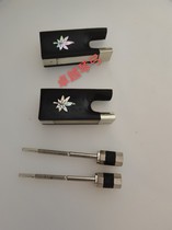 High-grade Ebony maple leaf shape pattern copper tail library set of violin bow 4 4 3 4 4