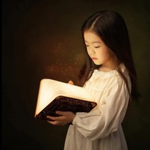 Photo studio photography props decoration creative folding book lamp childrens room decoration gift magic book light night scene LOED lamp