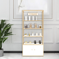 Nordic simple partition floor-to-ceiling shelf Beauty salon display rack Nail shop cosmetics product display cabinet