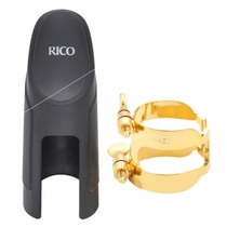 Soprano sax flute head gold-plated card American metal clip bakelite flute head